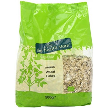 The Health Store Organic Wheat Flakes 500g